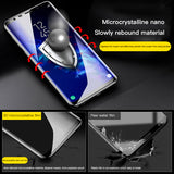 Película suave cubierta completa 9D para Samsung Galaxy Note 9 8 S9 S8 S10 e 5G Plus S7 Edge protector de pantalla para Samsung A7 A8 A9 no vidrio