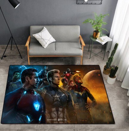 Nuevo superhéroe Superman Batman estampado alfombrillas antideslizantes alfombras Spiderman alfombra de bienvenida alfombra de baño alfombra de cocina