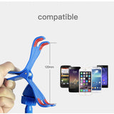 Soporte Flexible Universal para teléfono móvil perezoso soporte de cuello de cisne Stent soporte Flexible para escritorio de cama soporte de Clip de mesa para iPhone Samsung