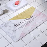 Nuevo estilo nórdico 40*70 cm alfombra de baño alfombra antideslizante alfombra de baño de PVC suave alfombra de baño de cocina tapa de piso de puerta salle de bain