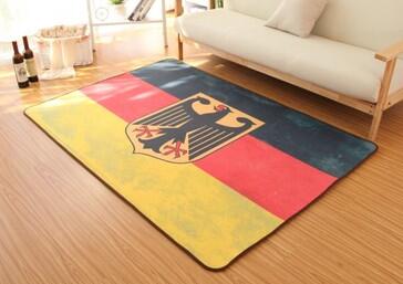 Alfombra decorativa para sala de estar con la bandera británica