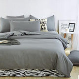 Nuevos juegos de cama de verano sábana de cebra y funda de edredón de color rojo rosa funda de almohada suave y cómoda King Queen Full doble