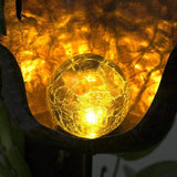 Luz Solar LED simulación llama de fuego