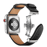 Correa de cuero de lujo para Apple Watch serie 1, 2, 3, 4