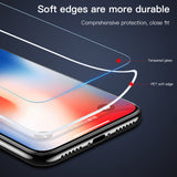 Protector HD transparente película de vidrio templado para iPhone XSmax XR XS X pantalla protectora completa para iPhone 8 7 6 6 s más película