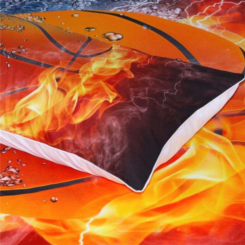 3D estadounidense de baloncesto juego de funda nórdica de agua de fuego impreso ropa de cama Brady americano fútbol deportes ropa de cama Set 3 Piezas un conjunto