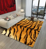 Alfombra de franela estilo leopardo