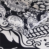 2018 conjunto de ropa de cama de calavera para cama de tamaño King estilo europeo 3D azúcar calavera funda de edredón con funda de almohada US Queen King la cama bedline