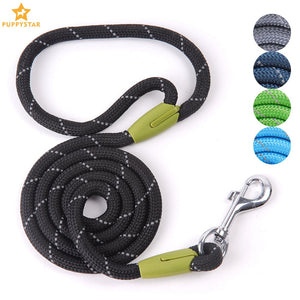 Productos para mascotas correa de perro para perros pequeños grandes correas reflectantes correa de perro mascotas Collar de perro arnés de Nylon corriendo correas