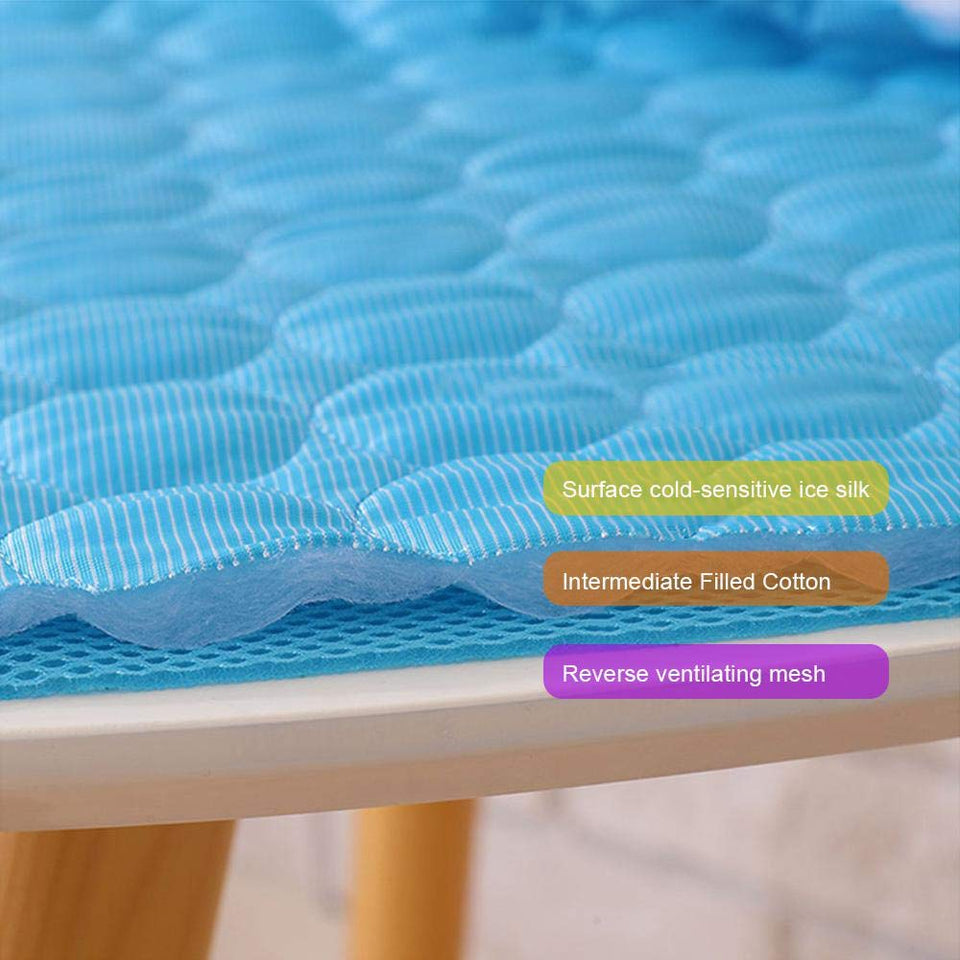 Colchonetas de enfriamiento de verano manta de hielo para mascotas colchonetas de cama para perros gatos sofá portátil Tour Camping Yoga dormir accesorios para mascotas