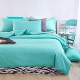 Nuevos juegos de cama de verano sábana de cebra y funda de edredón de color rojo rosa funda de almohada suave y cómoda King Queen Full doble