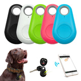 Rastreador GPS inteligente para mascotas Mini localizador Bluetooth resistente al agua Anti-pérdida para perro mascota gato niños llave de la carpeta del coche collar de accesorios