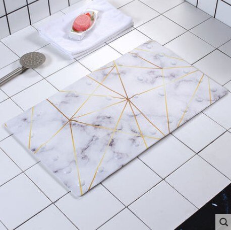 Nuevo estilo nórdico 40*70 cm alfombra de baño alfombra antideslizante alfombra de baño de PVC suave alfombra de baño de cocina tapa de piso de puerta salle de bain