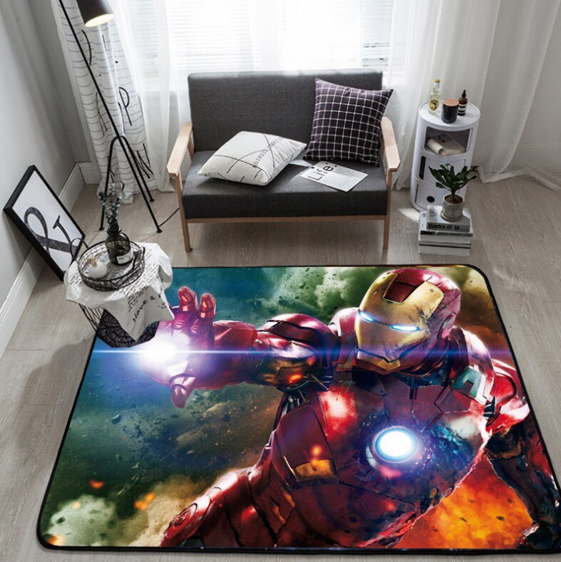 Nuevo superhéroe Superman Batman estampado alfombrillas antideslizantes alfombras Spiderman alfombra de bienvenida alfombra de baño alfombra de cocina
