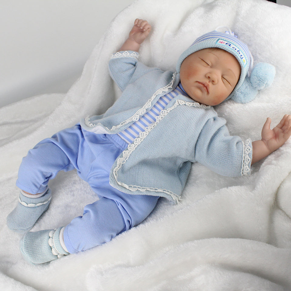 Muñecas de bebé Kawaii 55 cm suave silicona Reborn Doll Juguetes de 22 pulgadas bebé Reborn Juguetes realistas recién nacidos Juguetes de bebés brinquedos