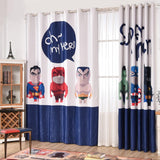 INS los Vengadores Capitán América cortinas opacas para habitación de niños cortina impresa para niños tratamiento de ventana de dormitorio