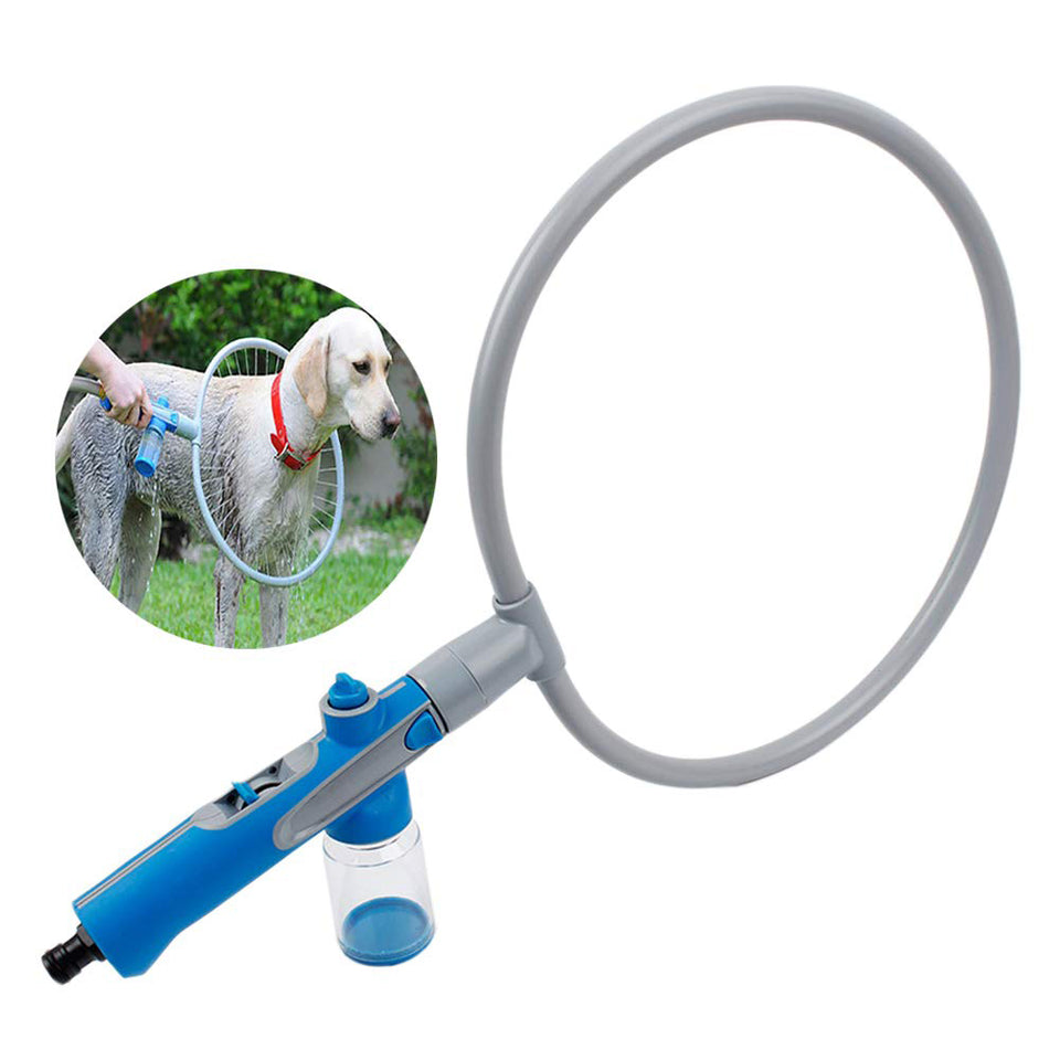 360 rociadores de lavado en forma de anillo de baño rápido de limpieza de lavado de rociadores de baño para mascotas perro gato herramienta de ducha 1 pc