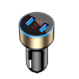 Cargador de coche USB Dual 3.1A con pantalla led