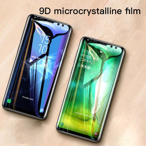 Película suave cubierta completa 9D para Samsung Galaxy Note 9 8 S9 S8 S10 e 5G Plus S7 Edge protector de pantalla para Samsung A7 A8 A9 no vidrio