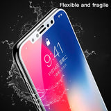 Protector HD transparente película de vidrio templado para iPhone XSmax XR XS X pantalla protectora completa para iPhone 8 7 6 6 s más película