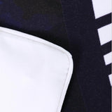 Funda de edredón de mano Hamsa 3 piezas de moda con funda de almohada blanca con azul oscuro juego de cama Vintage suave funda de edredón de microfibra conjunto