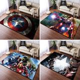 Nuevo superhéroe Superman Batman estampado alfombrillas antideslizantes alfombras Spiderman alfombra de bienvenida alfombra de baño alfombra de cocina