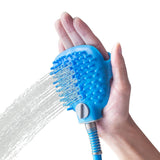 Pet baño ducha espray perro gato masaje cabeza aseo herramienta con guante de aseo para cachorro perro gato lavado mascota suministros