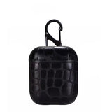 Funda de cuero de lujo para auriculares inalámbricos Bluetooth para Apple AirPods Funda de protección Ultra fina de PU para Airpods caja de carga Funda