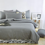 Nuevos juegos de cama de verano sábana de cebra y funda de edredón de color rojo rosa funda de almohada suave y cómoda King Queen Full doble