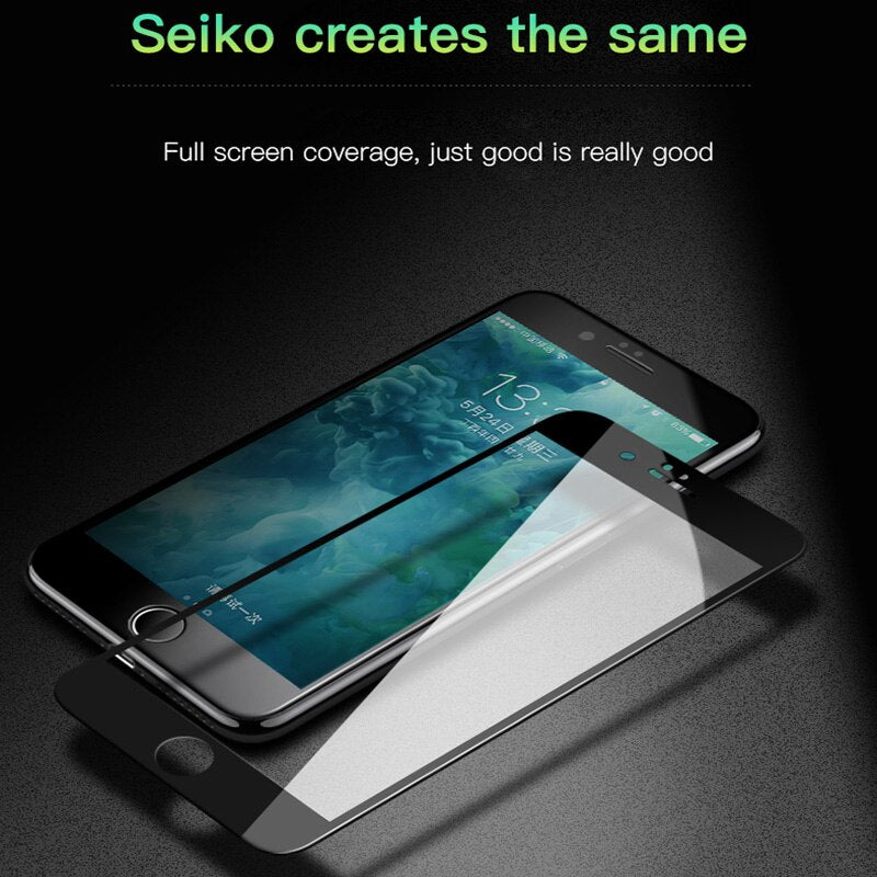 Protector de pantalla de cristal de luz azul para iPhone XSmax XR XS X 8 7 6 s 6 Plus cubierta completa transparente película protectora de vidrio templado
