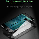 Protector de pantalla de cristal de luz azul para iPhone XSmax XR XS X 8 7 6 s 6 Plus cubierta completa transparente película protectora de vidrio templado