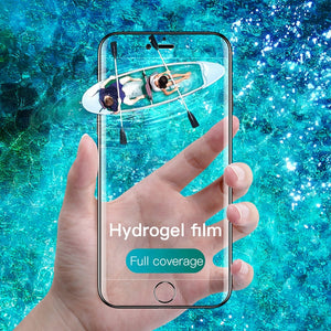 Protector de película transparente HD suave hidrogel para iPhone XSMax XR XS X pantalla protectora completa para iPhone 8 7 6 6 s más película