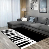 Alfombra antideslizante con forma de piano