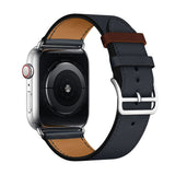 Correa de cuero de lujo para Apple Watch serie 1, 2, 3, 4 Simple banda deportiva para Apple Watch Correa accesorios para 40 42mm pulsera