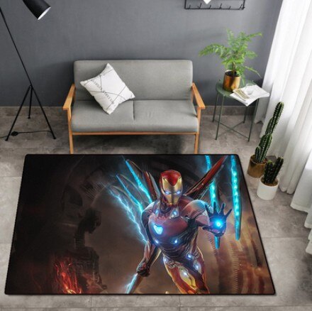 Nuevo superhéroe Superman Batman estampado alfombrillas antideslizantes alfombras Spiderman alfombra de bienvenida alfombra de baño alfombra de cocina