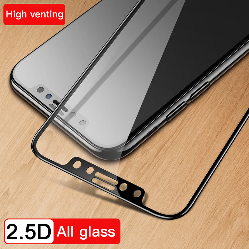 Protector HD transparente película de vidrio templado para iPhone XSmax XR XS X pantalla protectora completa para iPhone 8 7 6 6 s más película