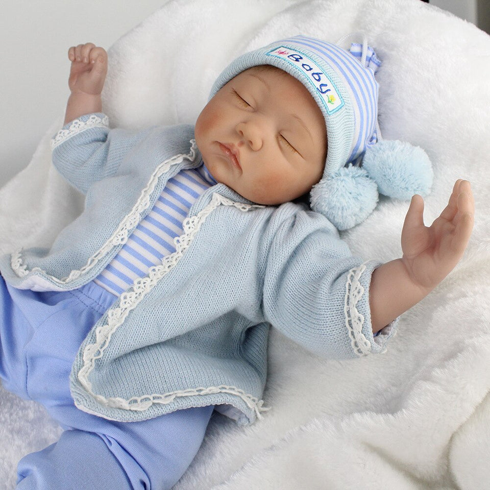 Muñecas de bebé Kawaii 55 cm suave silicona Reborn Doll Juguetes de 22 pulgadas bebé Reborn Juguetes realistas recién nacidos Juguetes de bebés brinquedos