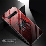 Funda de cristal templado para samsung de Spiderman