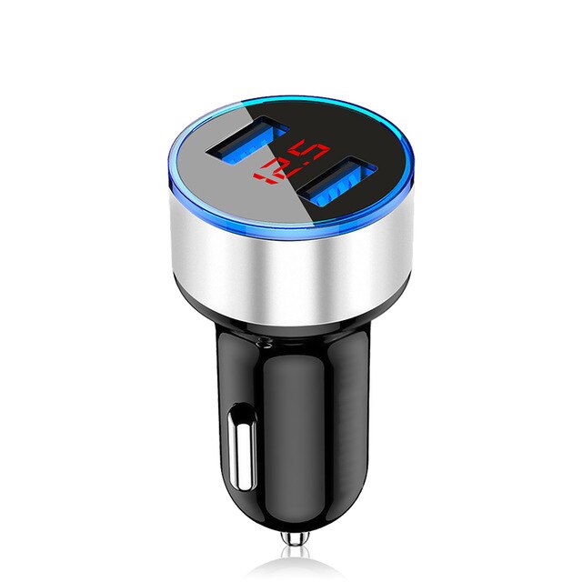 Cargador de coche USB Dual 3.1A con pantalla led