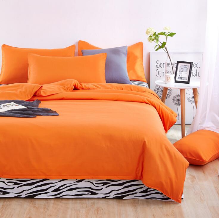 Nuevos juegos de cama de verano sábana de cebra y funda de edredón de color rojo rosa funda de almohada suave y cómoda King Queen Full doble