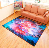 Esteras de alfombra antideslizantes Arte Abstracto estrellas pintura de franela alfombrilla de suelo alfombras de exterior puerta de entrada del hogar 8 tipos de alfombras