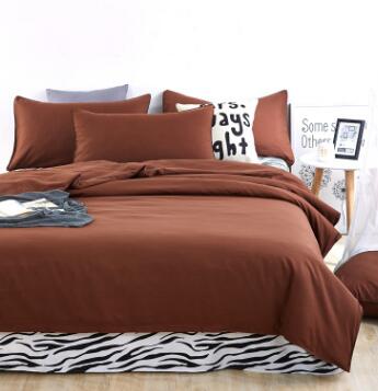 Nuevos juegos de cama de verano sábana de cebra y funda de edredón de color rojo rosa funda de almohada suave y cómoda King Queen Full doble