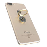 Soporte de anillo de reloj de Metal de oro giratorio 360 para teléfono móvil soporte de aluminio imán soporte de teléfono de coche anillo de dedo Universal