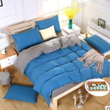 Nuevos juegos de cama de verano sábana de cebra y funda de edredón de color rojo rosa funda de almohada suave y cómoda King Queen Full doble