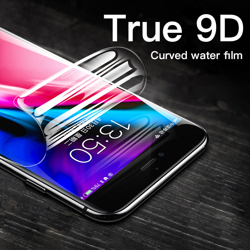 Protector de película transparente HD suave hidrogel para iPhone XSMax XR XS X pantalla protectora completa para iPhone 8 7 6 6 s más película
