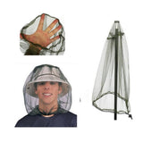 Midge Bug Camping Protector sombrero cara malla Mosquito cabeza insectos caliente viaje mosquitera