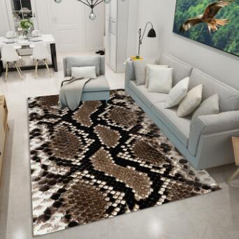 Alfombra de franela estilo leopardo