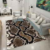 Alfombra de franela estilo leopardo