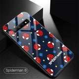 Funda de cristal templado para samsung de Spiderman