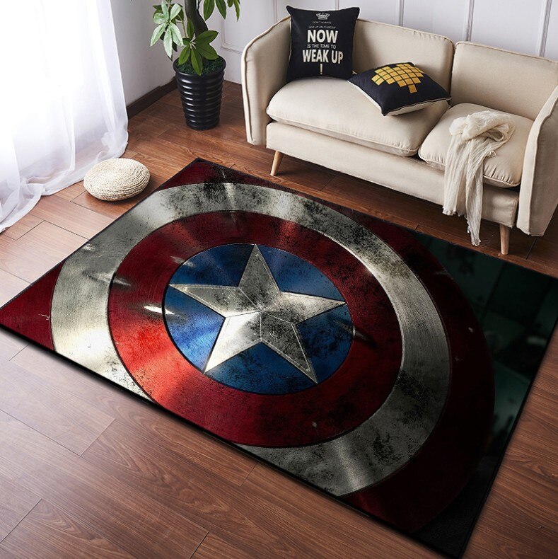 Nuevo superhéroe Superman Batman estampado alfombrillas antideslizantes alfombras Spiderman alfombra de bienvenida alfombra de baño alfombra de cocina